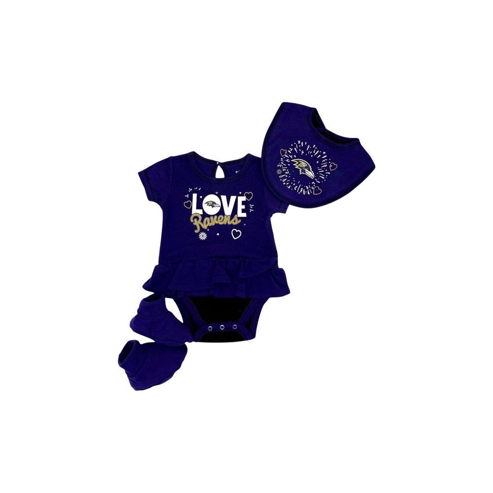 Комплект (бодi,слюнявчик,пiнетки) NFL