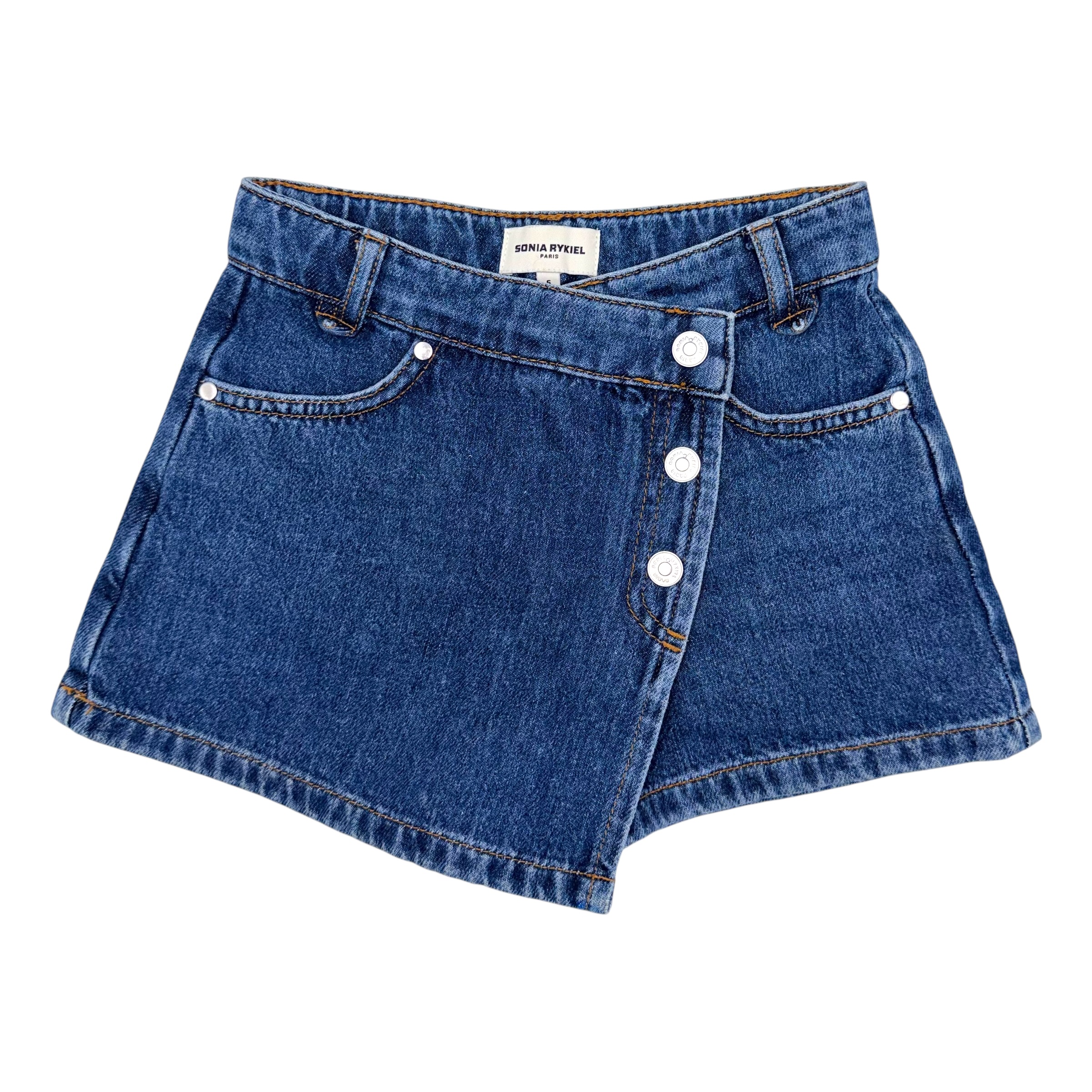 Джинсовая юбка-шорты Sonia Rykiel