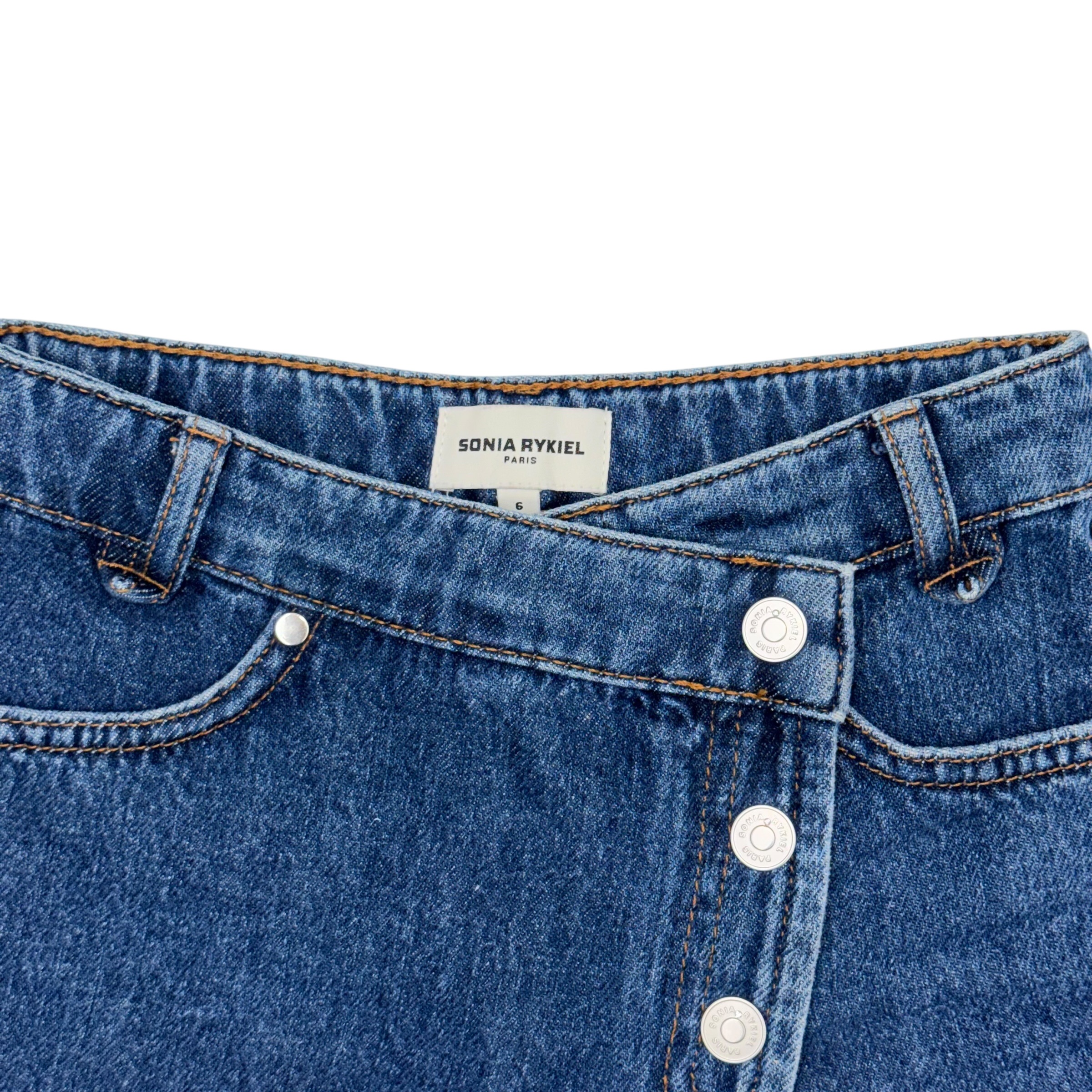 Джинсовая юбка-шорты Sonia Rykiel